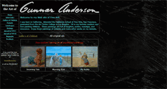 Desktop Screenshot of gunnarandersonart.com